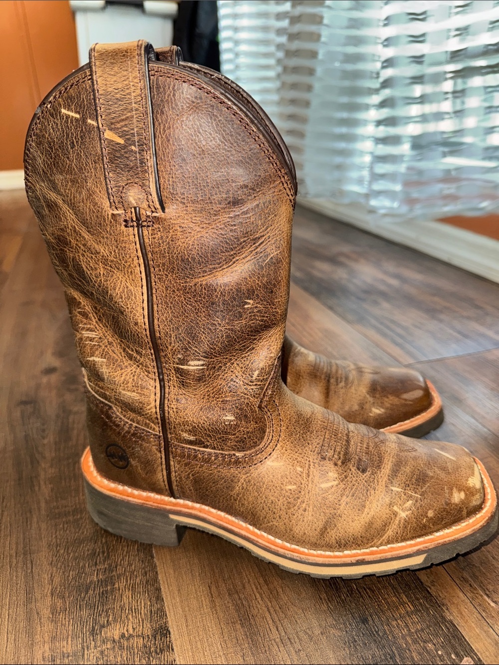 Double-H Women's Trinity Maxflex Square Toe Roper Western Workboots